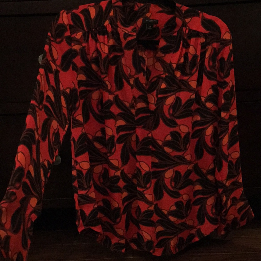 A flowy blouse from Ann Taylor!